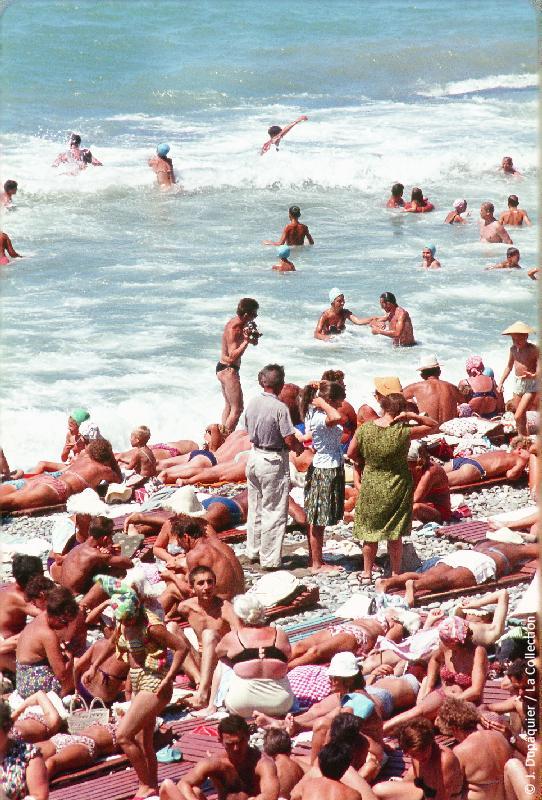 Сочинские пляжи в 1964 году